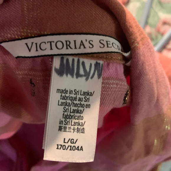 Victoriaria Secret Women’s Pink Romper With Long Sleevees Size Largee - Picture 9 of 13